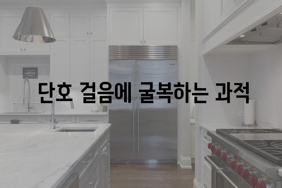  단호 걸음에 굴복하는 과적