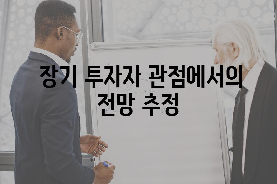  장기 투자자 관점에서의 전망 추정