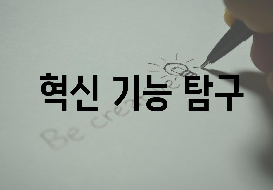  혁신 기능 탐구