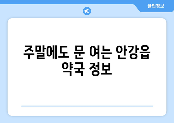 경상북도 경주시 안강읍 24시간 토요일 일요일 휴일 공휴일 야간 약국