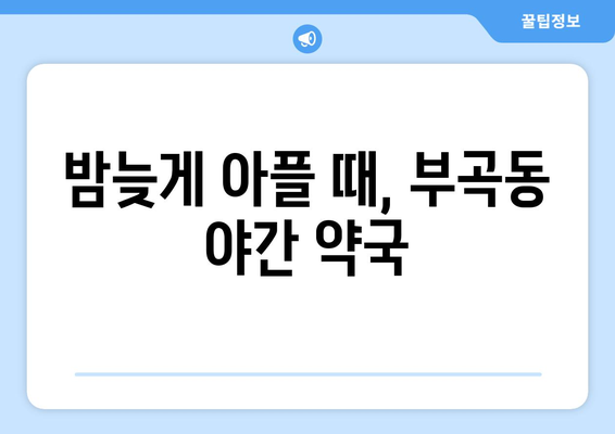 경기도 의왕시 부곡동 24시간 토요일 일요일 휴일 공휴일 야간 약국