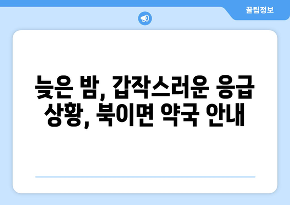 충청북도 청주시 청원구 북이면 24시간 토요일 일요일 휴일 공휴일 야간 약국