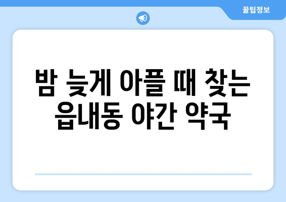 대구시 북구 읍내동 24시간 토요일 일요일 휴일 공휴일 야간 약국