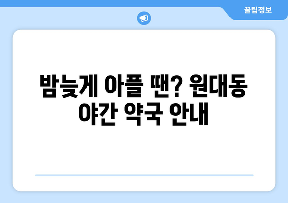 대구시 서구 원대동 24시간 토요일 일요일 휴일 공휴일 야간 약국