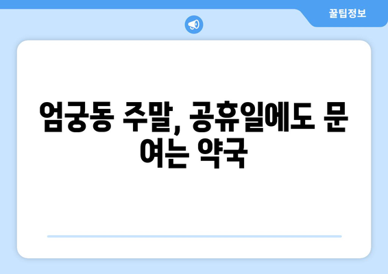 부산시 사상구 엄궁동 24시간 토요일 일요일 휴일 공휴일 야간 약국