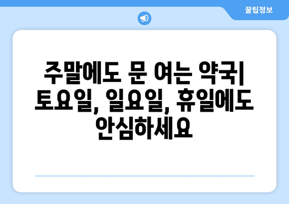 전라남도 완도군 노화읍 24시간 토요일 일요일 휴일 공휴일 야간 약국