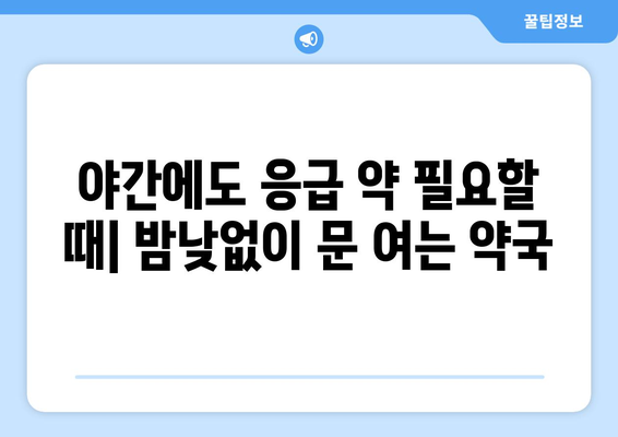 전라남도 나주시 노안면 24시간 토요일 일요일 휴일 공휴일 야간 약국