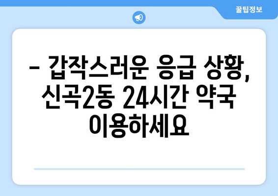 경기도 의정부시 신곡2동 24시간 토요일 일요일 휴일 공휴일 야간 약국