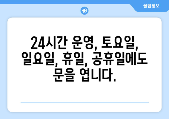 전라북도 진안군 백운면 24시간 토요일 일요일 휴일 공휴일 야간 약국