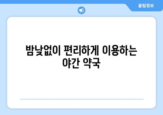 대전시 서구 내동 24시간 토요일 일요일 휴일 공휴일 야간 약국