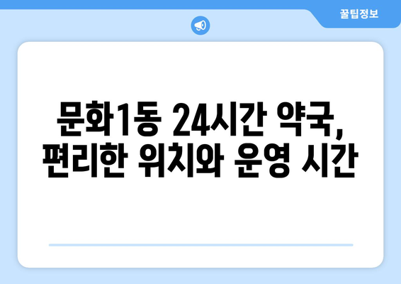 대전시 중구 문화1동 24시간 토요일 일요일 휴일 공휴일 야간 약국