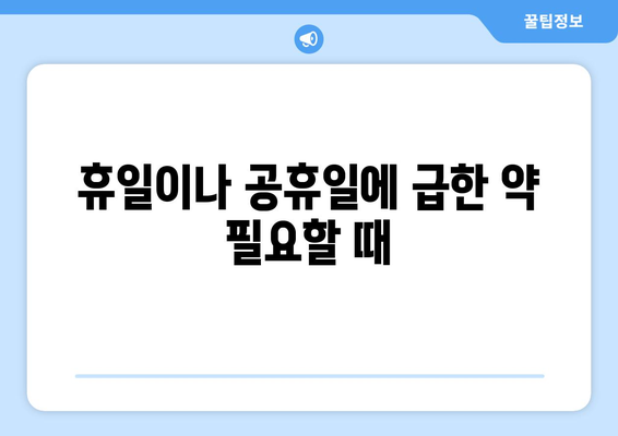 전라남도 여수시 소라면 24시간 토요일 일요일 휴일 공휴일 야간 약국